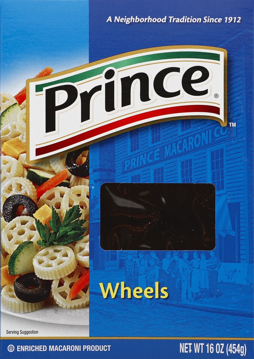 slide 3 of 4, Prince Macaroni Wheel Pasta, 16 oz