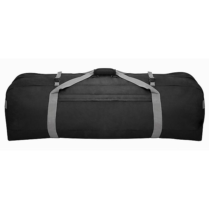 slide 2 of 5, Traveler's Club Luggage Travelers Club Jumbo Duffle Bag - Black, 48 in