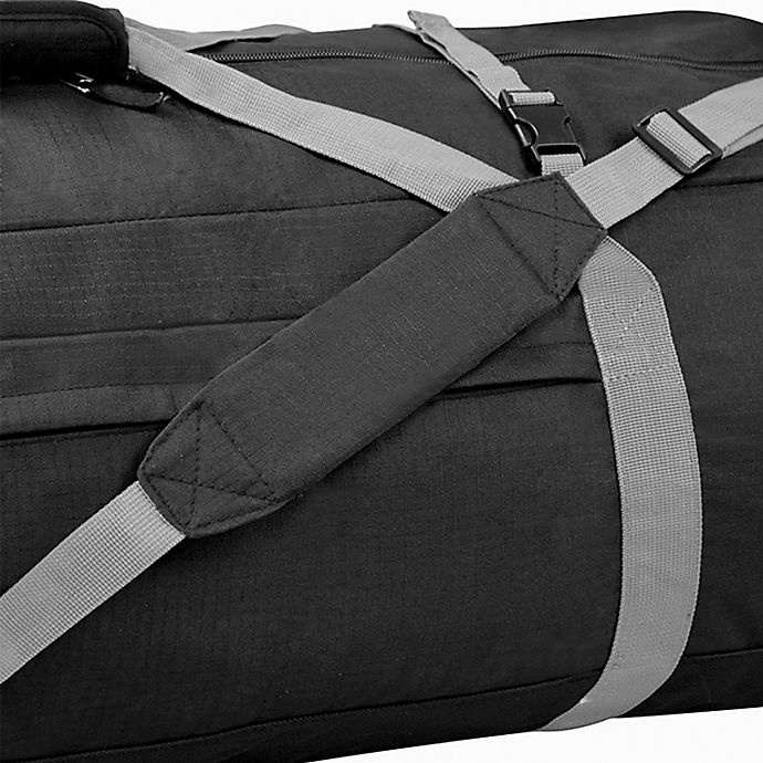 slide 4 of 5, Traveler's Club Luggage Travelers Club Jumbo Duffle Bag - Black, 48 in