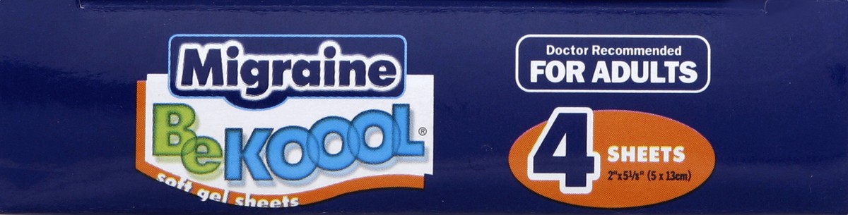 slide 5 of 5, Be Kool Migraine 4 ea, 4 ct