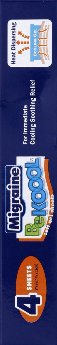 slide 3 of 5, Be Kool Migraine 4 ea, 4 ct