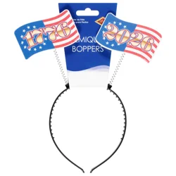 Beistle Patriotic 1776 Semiquin Boppers Headband