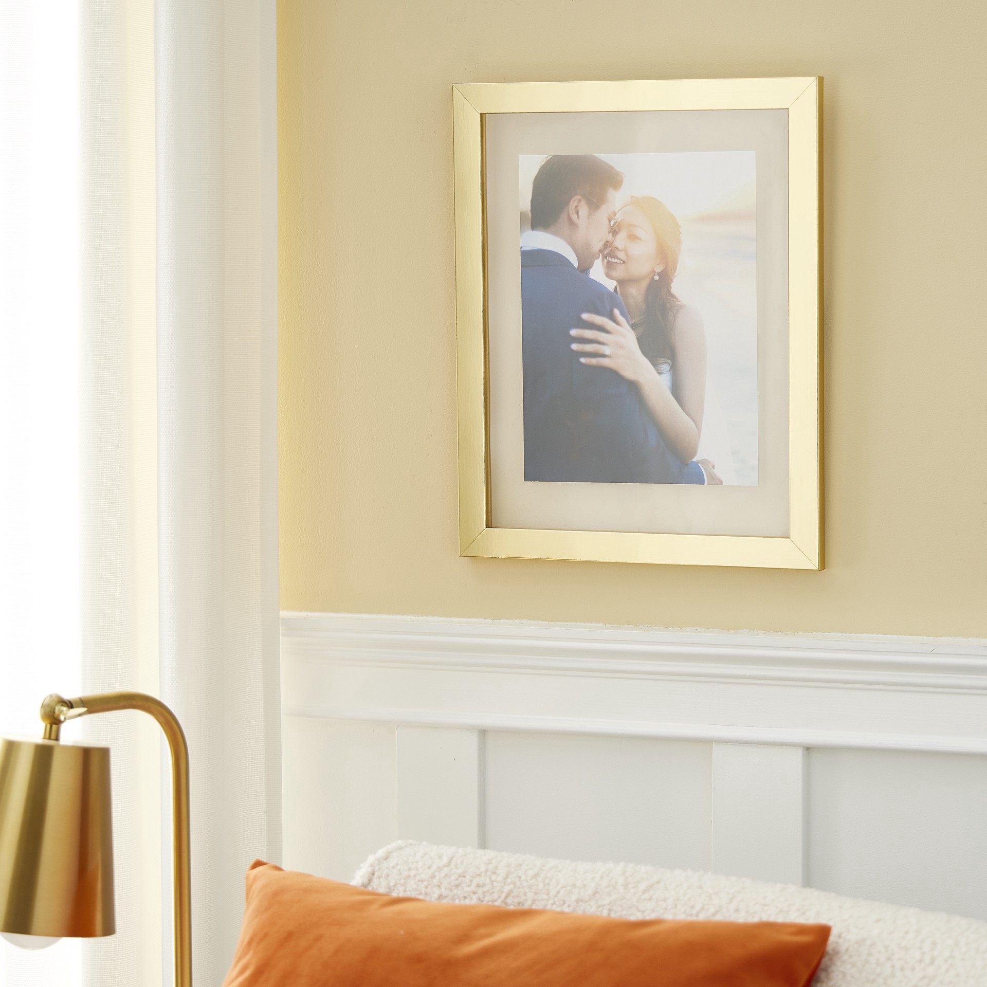 slide 2 of 3, Gold Belmont Float Frame By Studio Decor, 11 in x 14 in