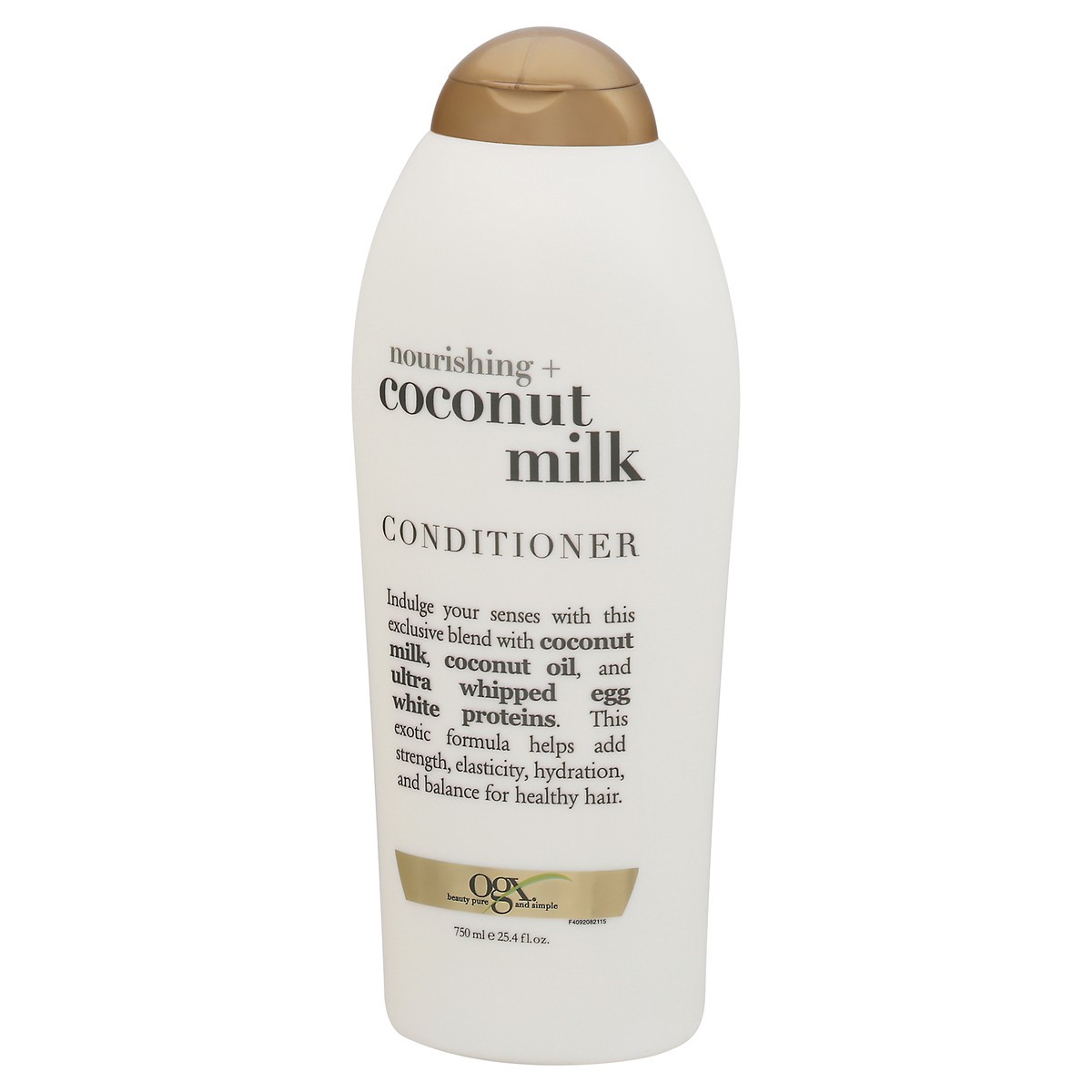 slide 3 of 9, OGX Nourishing Coconut Milk Salon Size Conditioner - 25.4 fl oz, 25.4 fl oz
