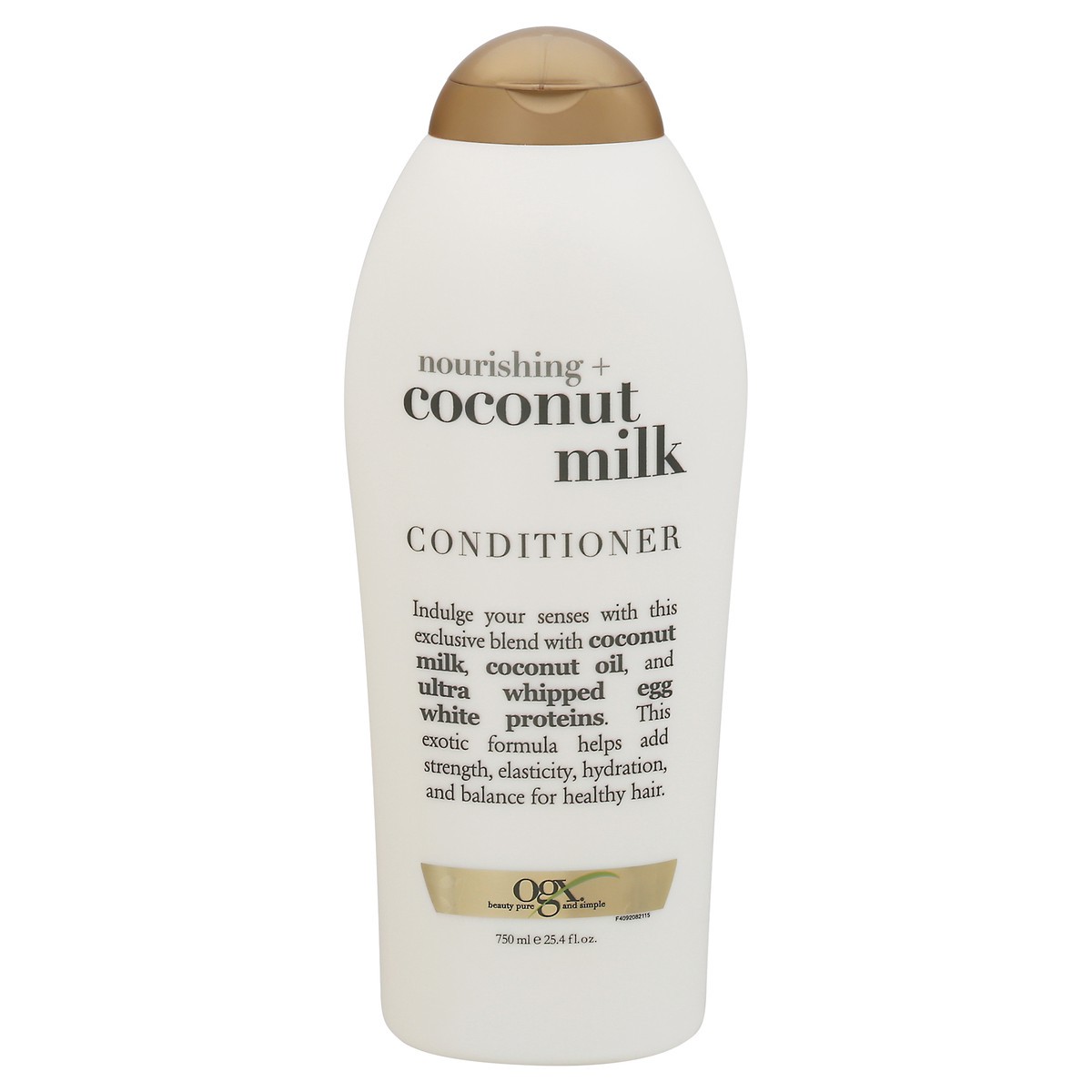 slide 1 of 9, OGX Nourishing Coconut Milk Salon Size Conditioner - 25.4 fl oz, 25.4 fl oz
