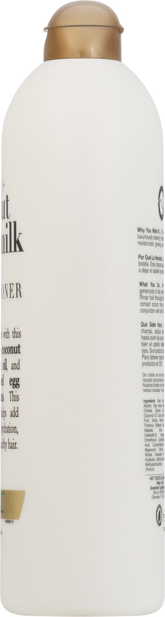slide 8 of 9, OGX Nourishing Coconut Milk Salon Size Conditioner - 25.4 fl oz, 25.4 fl oz
