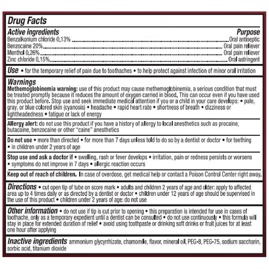 slide 5 of 5, Walgreens Toothache & Gum Pain Relief PM Cream, 0.25 oz