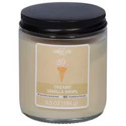 Candle-Lite Creamy Vanilla Swirl Jar Candle