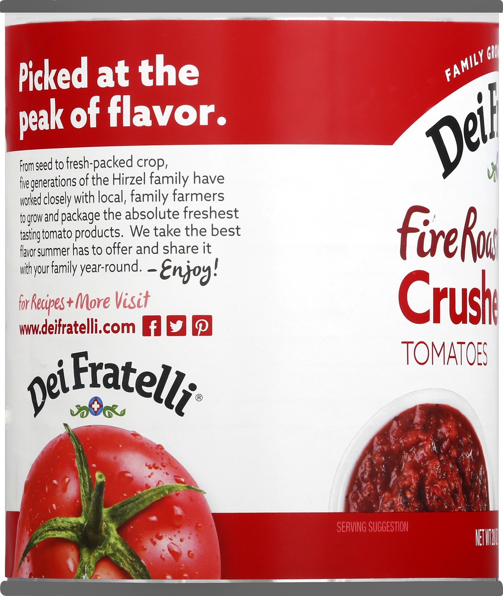 slide 2 of 9, Dei Fratelli Fire Roasted Crushed Tomato Sauce, 28 oz