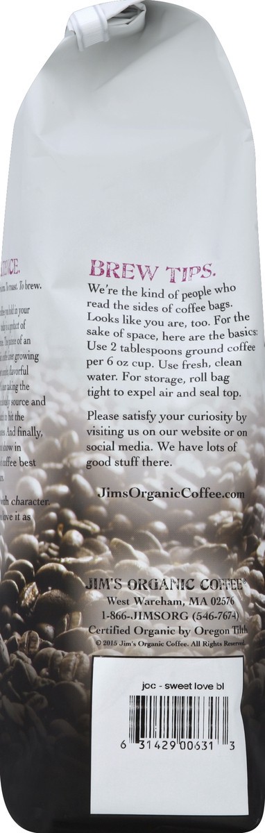 slide 5 of 5, Jim's Organic Coffee Coffee 11 oz, 11 oz