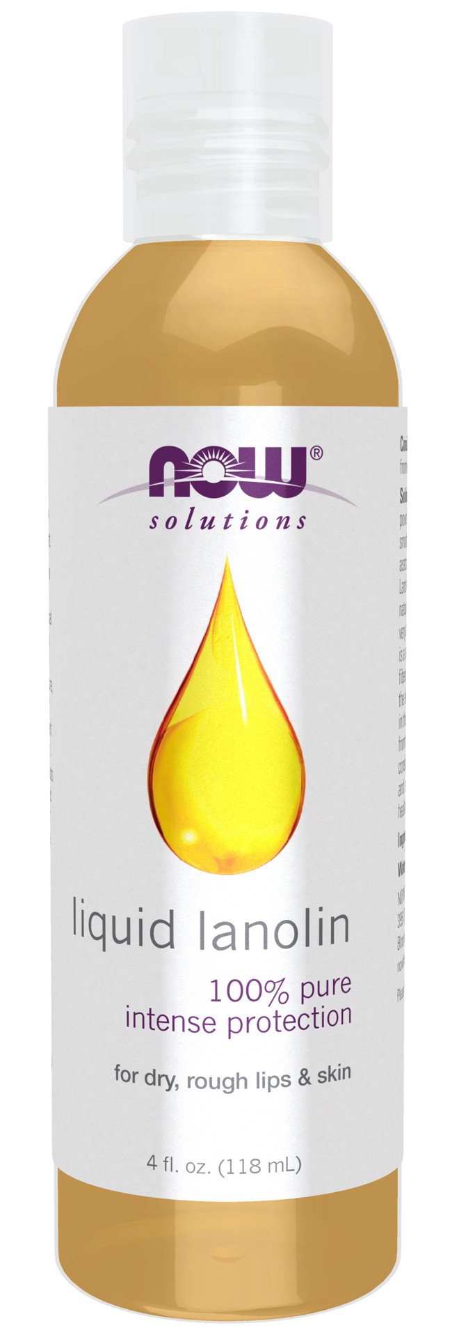 slide 1 of 5, NOW Solutions Liquid Lanolin, Pure - 4 oz., 4 oz