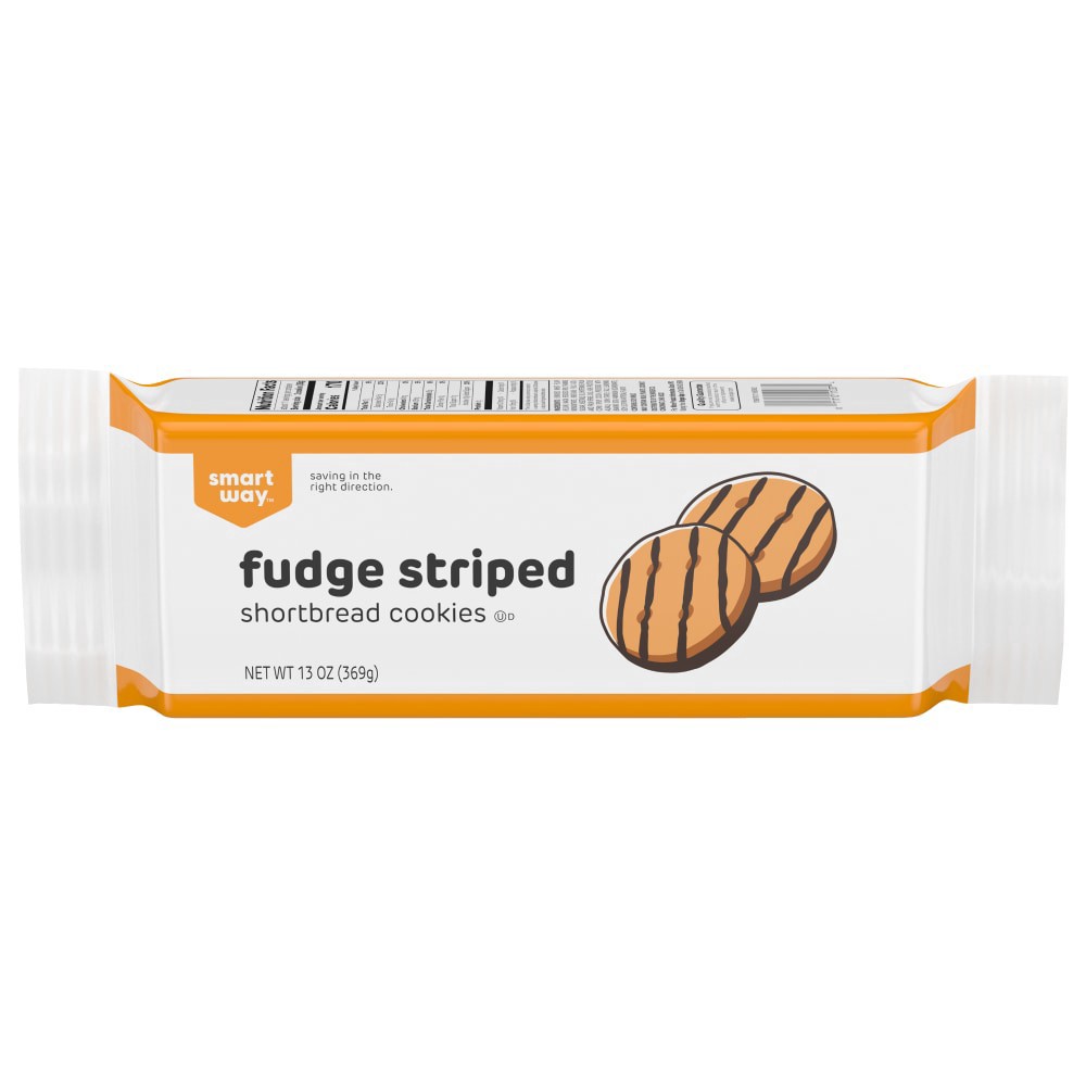slide 3 of 3, Smart Way Fudge Striped Shortbread Cookie, 13 oz