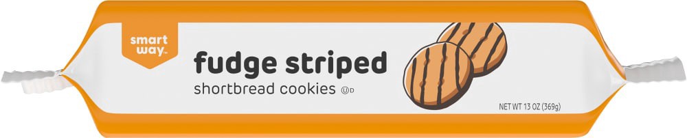 slide 2 of 3, Smart Way Fudge Striped Shortbread Cookie, 13 oz