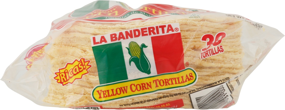 slide 8 of 11, La Banderita Yellow Corn Tortill, 30 ct; 27 oz