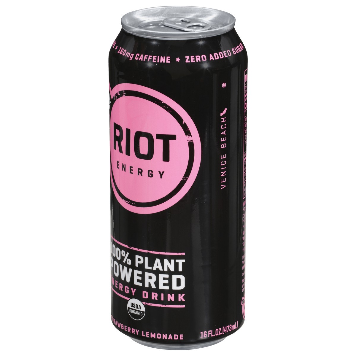 slide 8 of 13, Riot Energy Organic Strawberry Lemonade Energy Drink- 16 fl oz, 16 fl oz