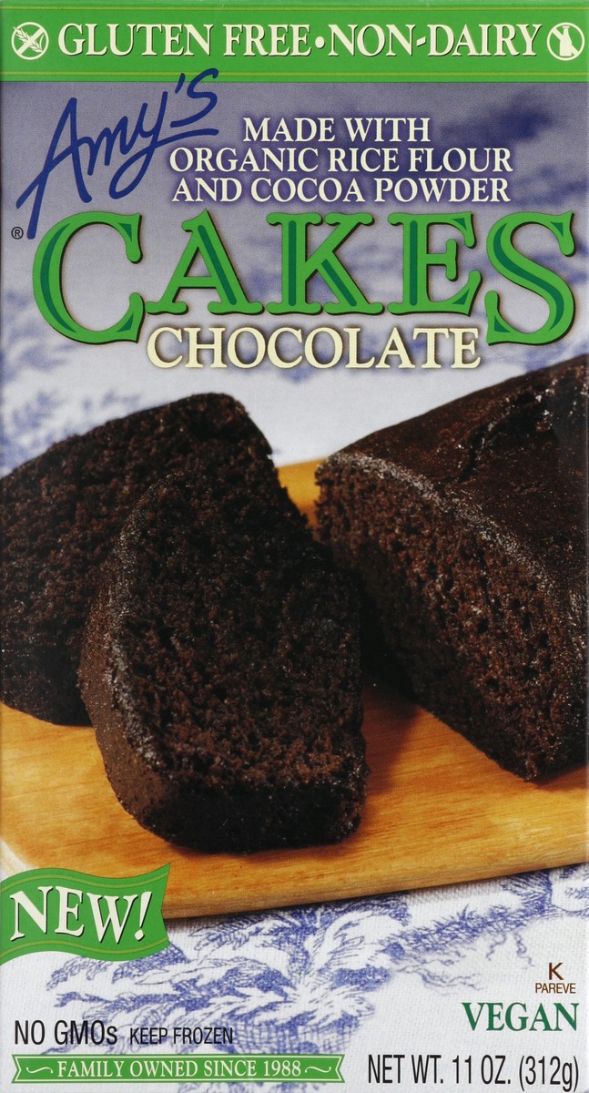 slide 4 of 5, Amy's Chocolate Cakes, 11 oz