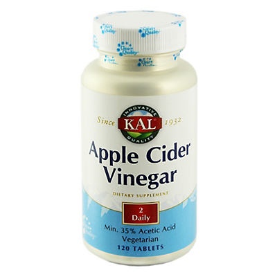 slide 1 of 1, KAL Apple Cider Vinegar Tablets, 120 ct