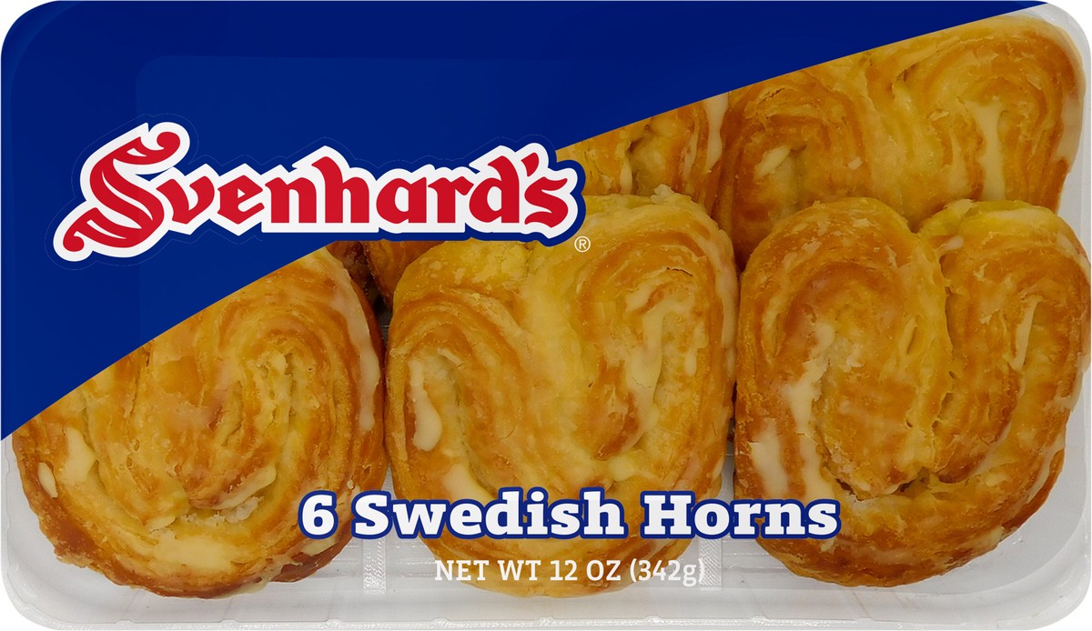 slide 2 of 2, Svenhard's Swedish Horn Pastries, 12 oz, 6 Count, 6 ct