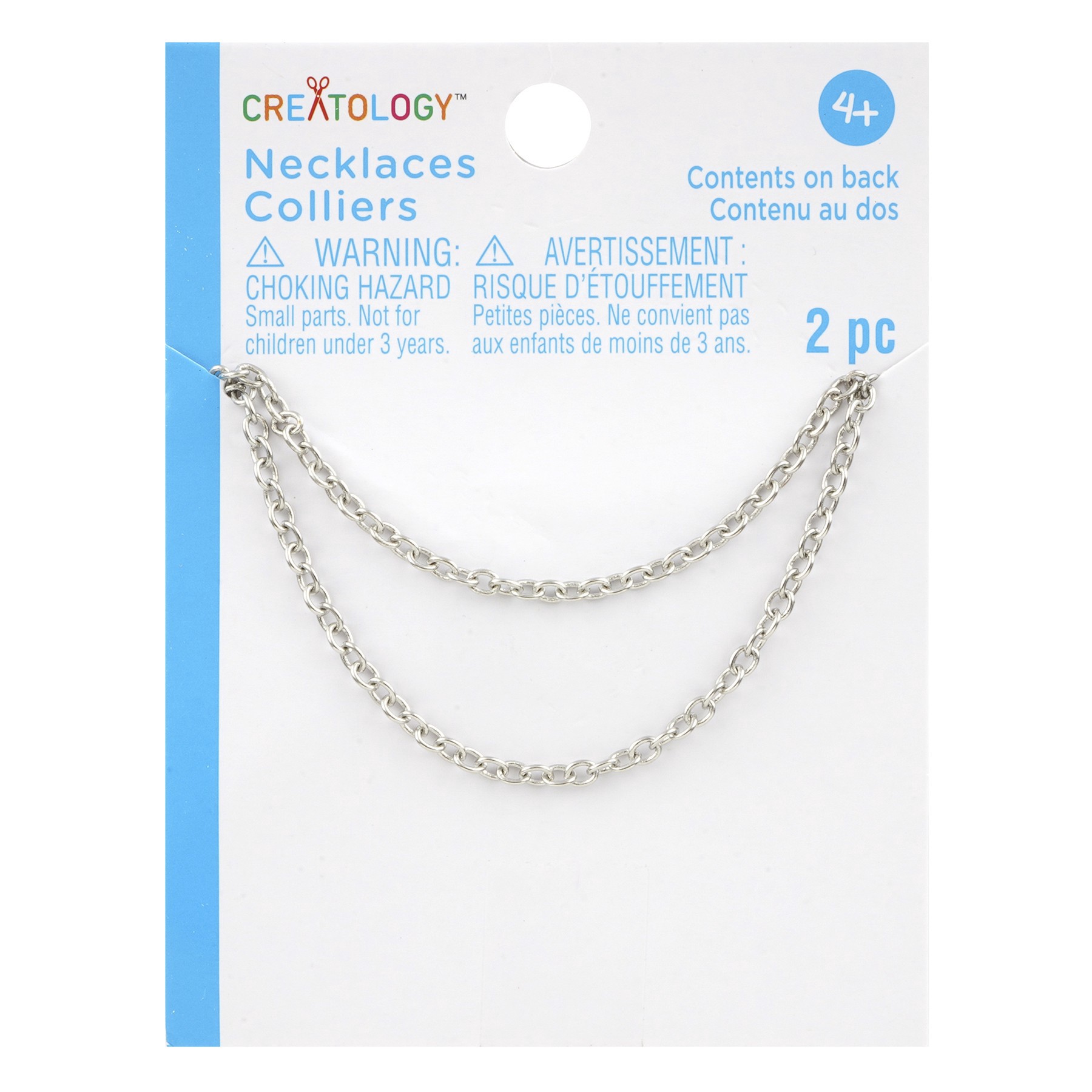 slide 3 of 3, Rhodium Necklace By Creatology, 2ct., 2 ct