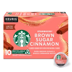 Starbucks Brown Sugar Cinnamon Coffee K-Cup Pods - 10 ct