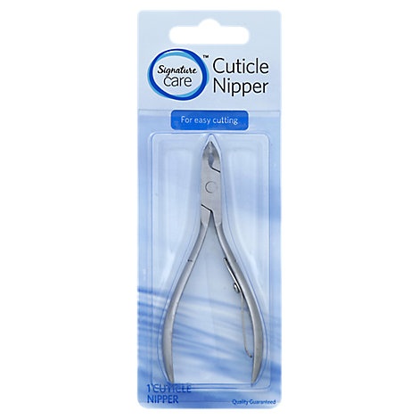 slide 1 of 1, Signature Care Nipper Cuticle Easy Cutting - Each, 1 ct