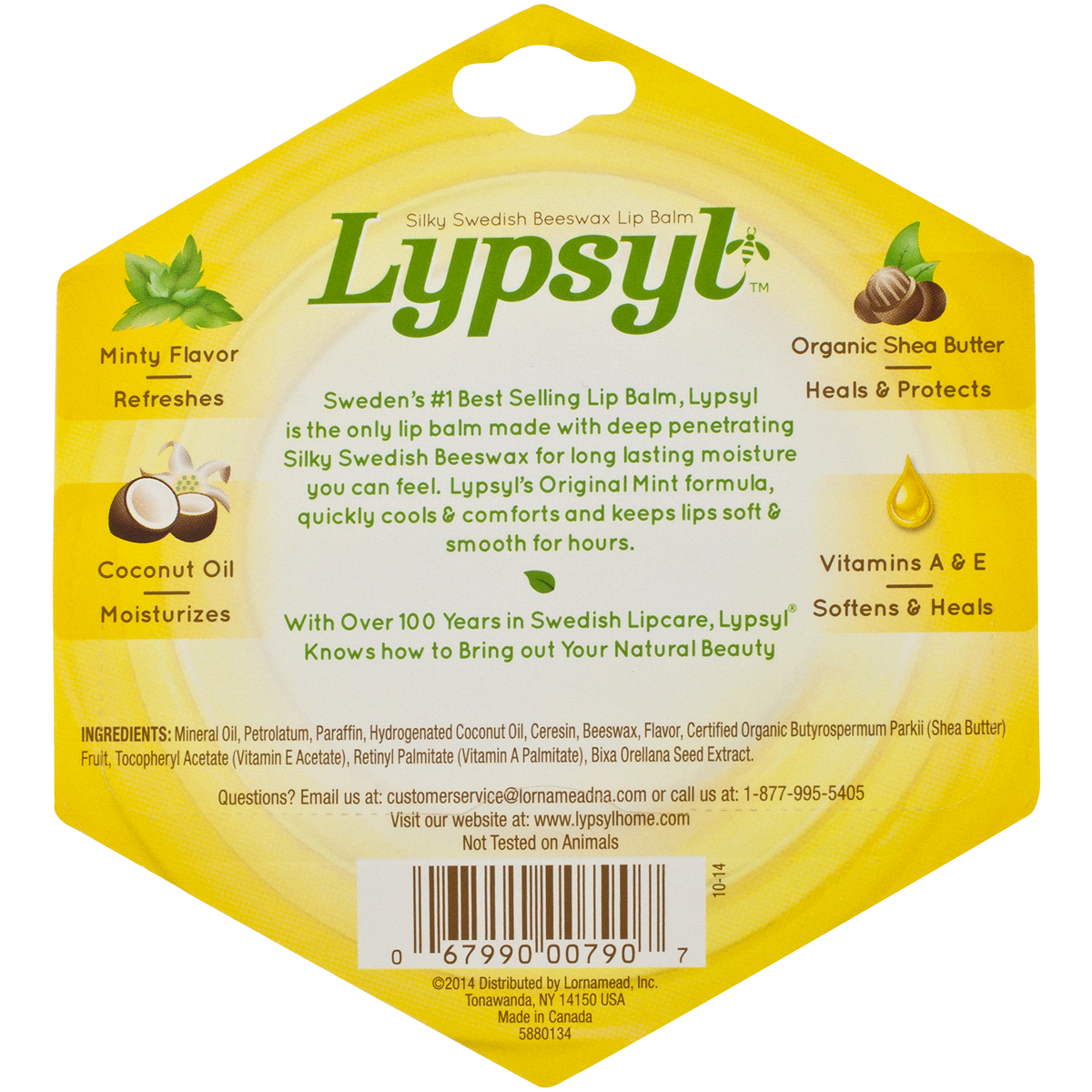 slide 3 of 3, Lypsyl Lip Balm, Intense Protection, 0.2 fl oz