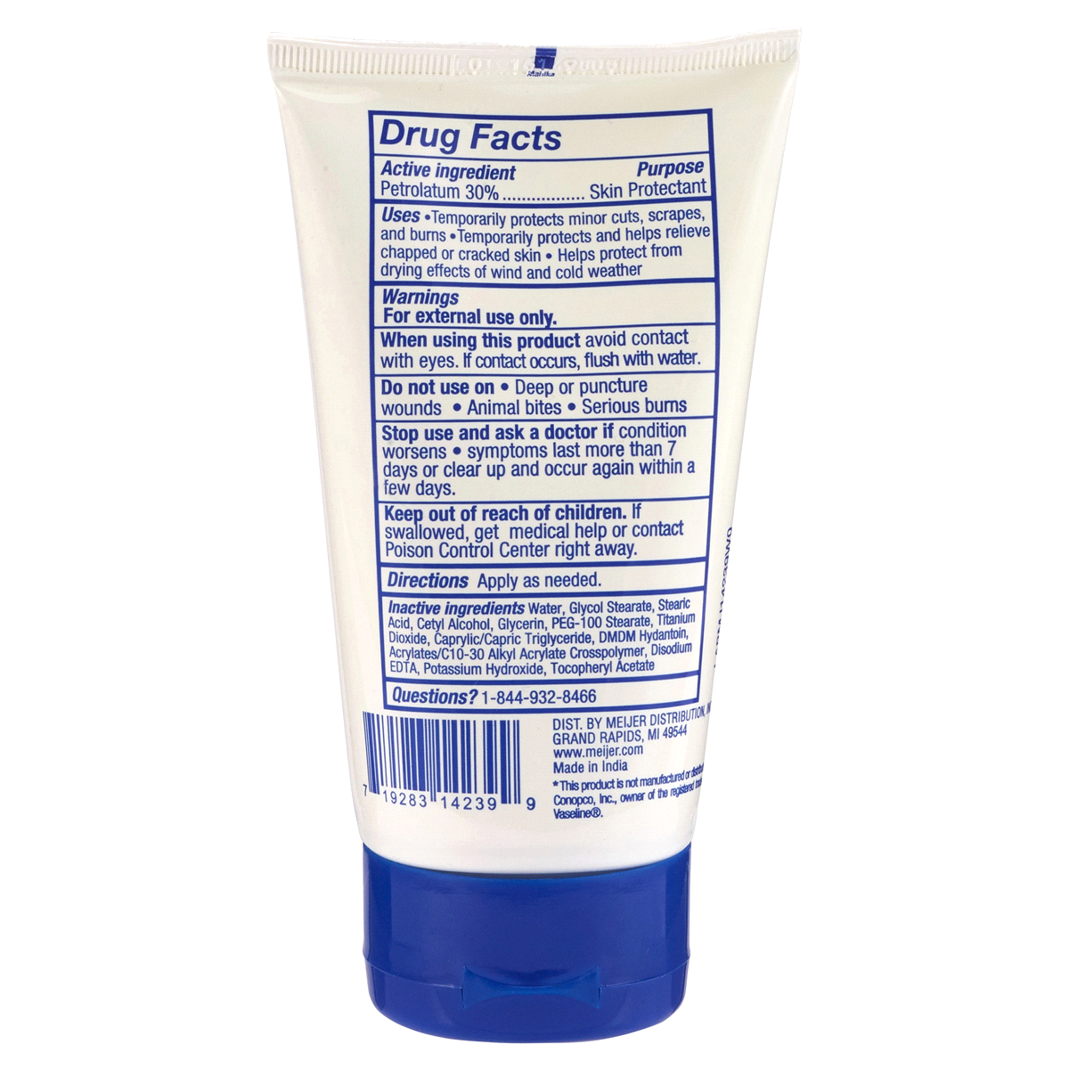 slide 2 of 2, Meijer Creamy Petroleum Jelly, 4.5 oz