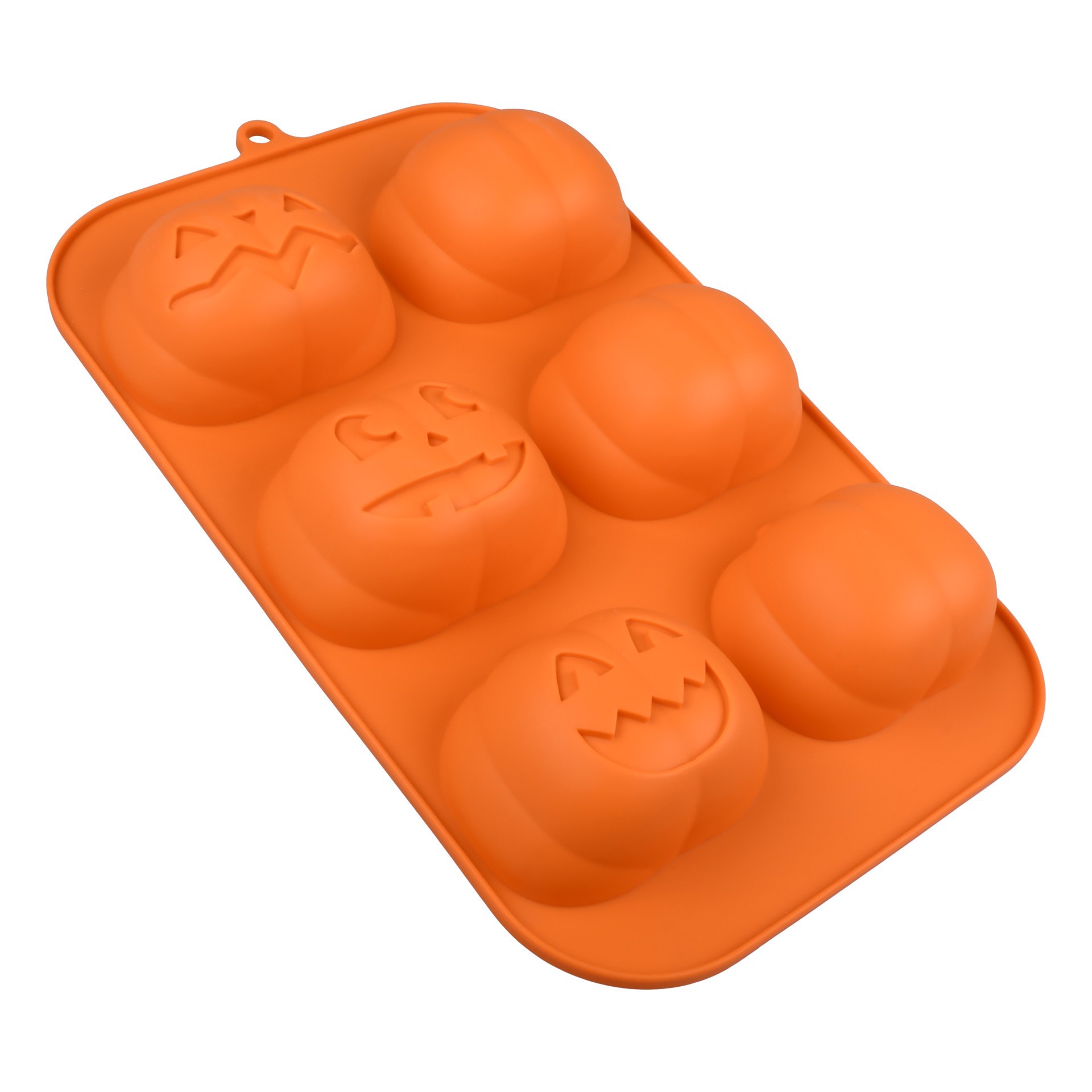 slide 3 of 4, Jack-O'-Lantern 3d Silicone Treat Mold By Makery, 11 in x 1.18 in