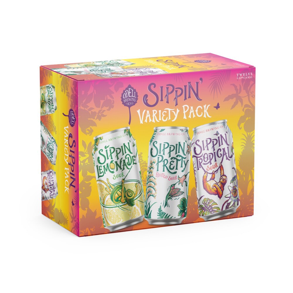 slide 2 of 5, Odell Brewing Co. Sippin' Variety Pack Beer 12 - 12 oz Cans, 12 ct