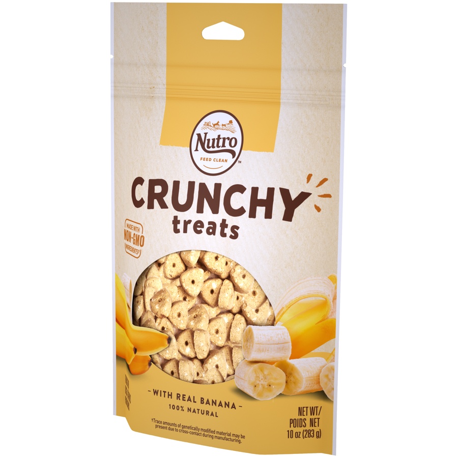 slide 3 of 9, NUTRO Crunchy Dog Treats with Real Banana,  