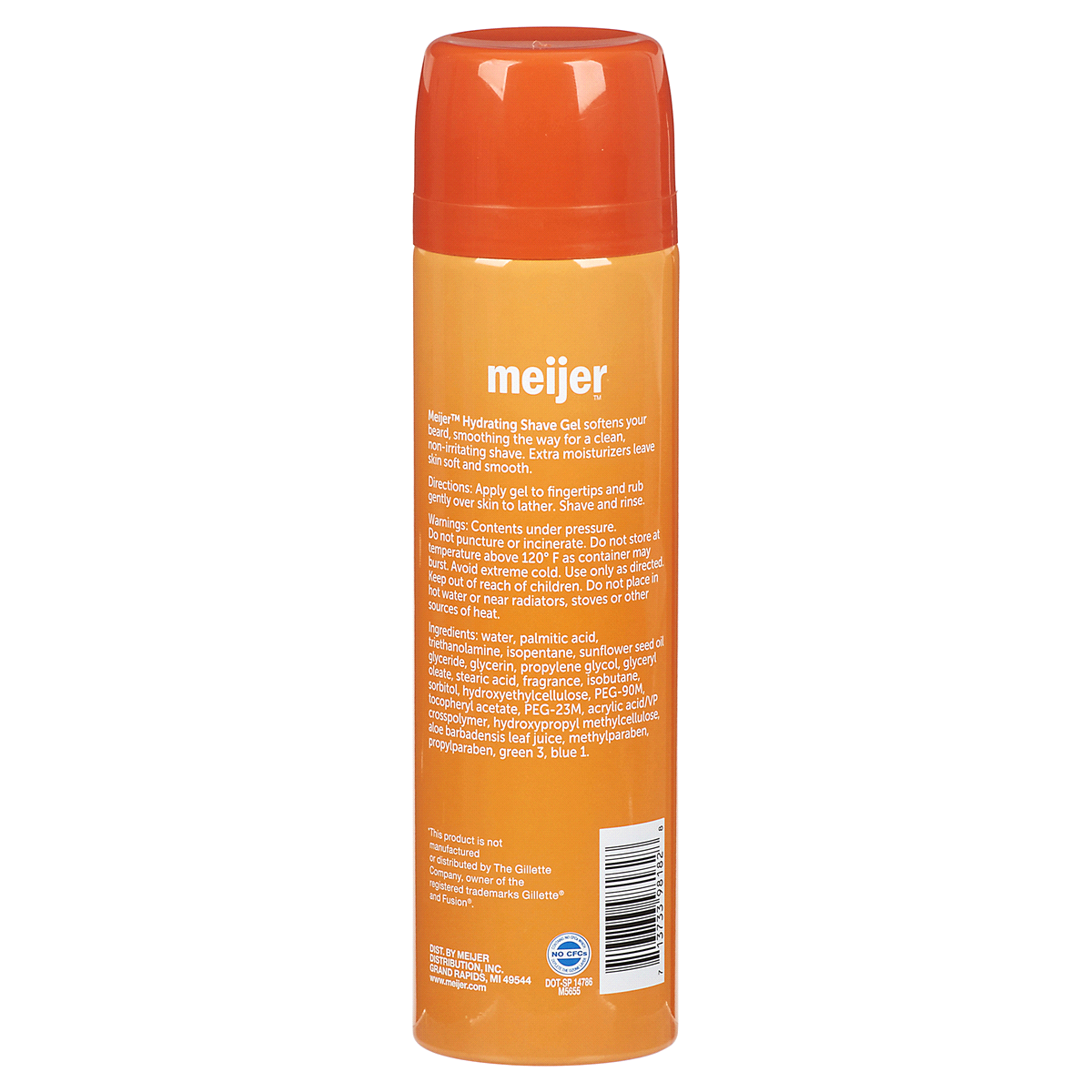 slide 2 of 2, Meijer Hydrating Shave Gel for Men, Ultra Sensitive Skin, 7 oz