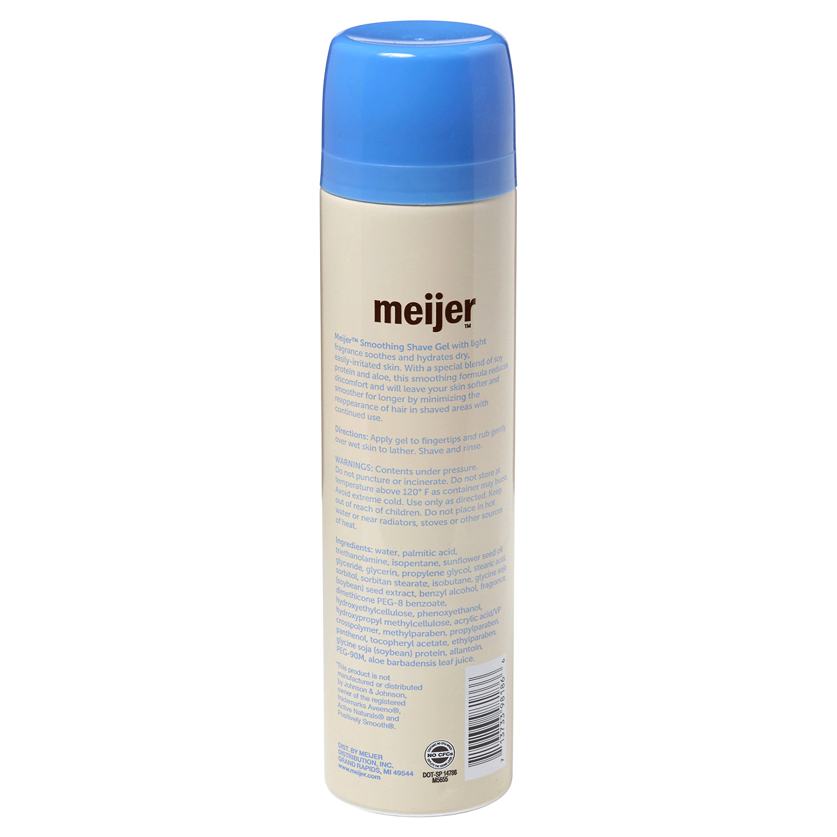 slide 2 of 2, Meijer Womens Smoothing Shave Gel, Light Fragrance, 7 oz