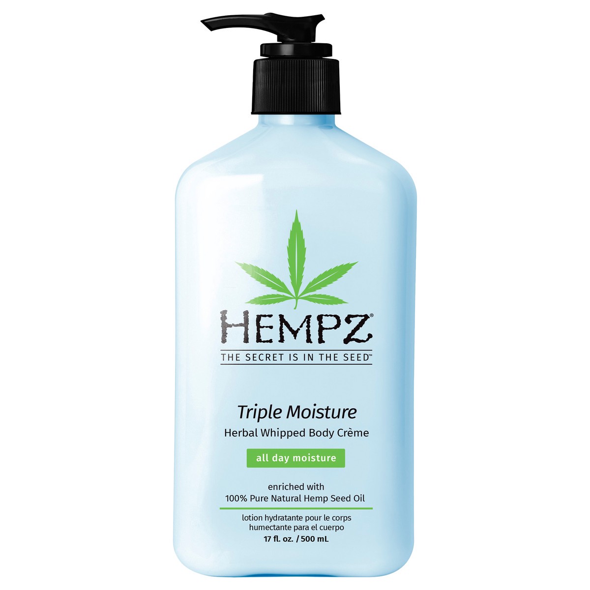 slide 1 of 1, Hempz Herbal Whipped Triple Moisture Body Creme 17 fl oz, 17 fl oz