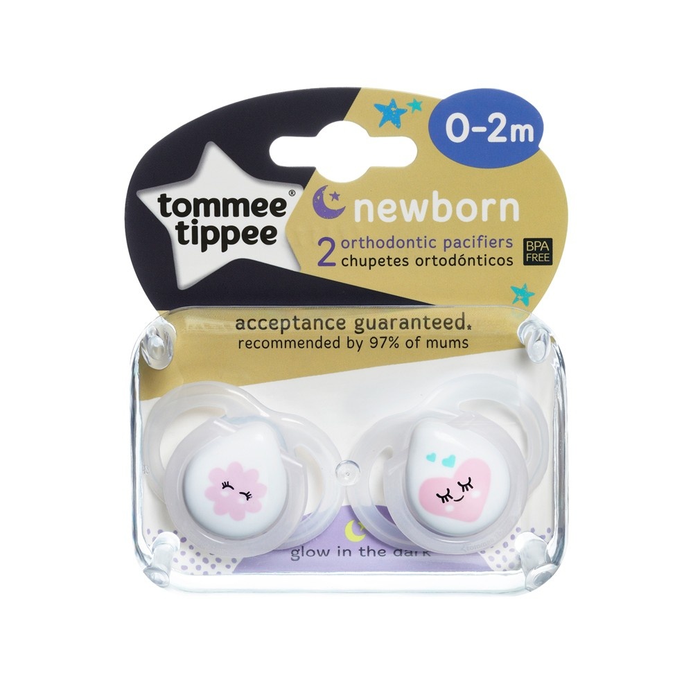 slide 10 of 15, Tommee Tippee Closer to Nature - Night 0-2M, 2 ct