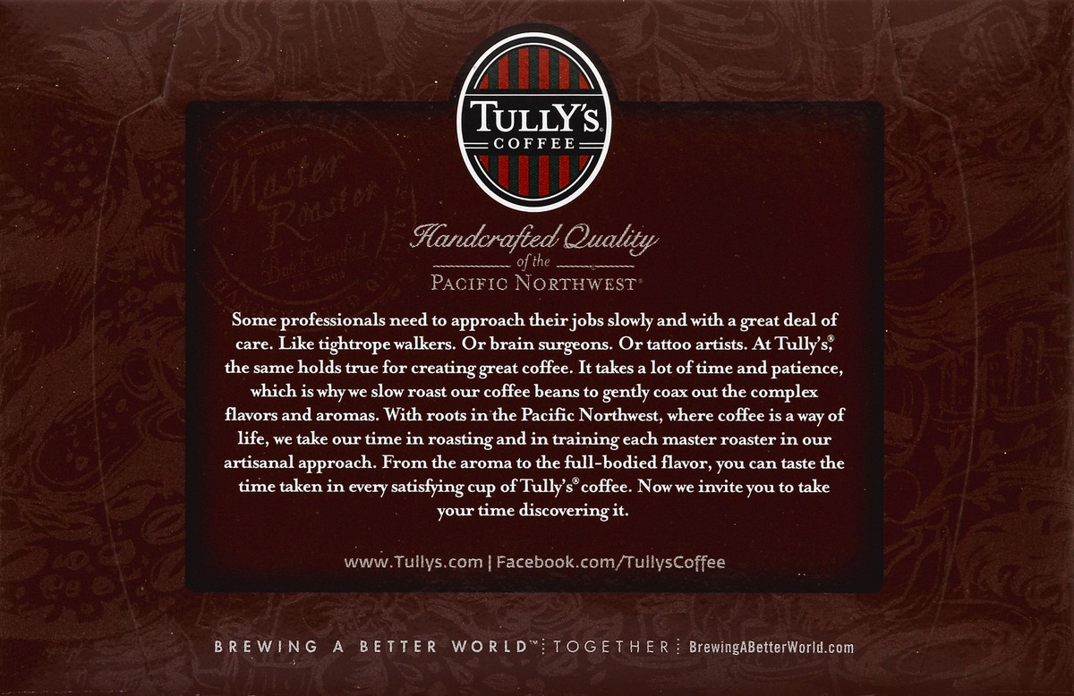 slide 2 of 8, Tully's Coffee Coffee - 12 ct, 12 ct