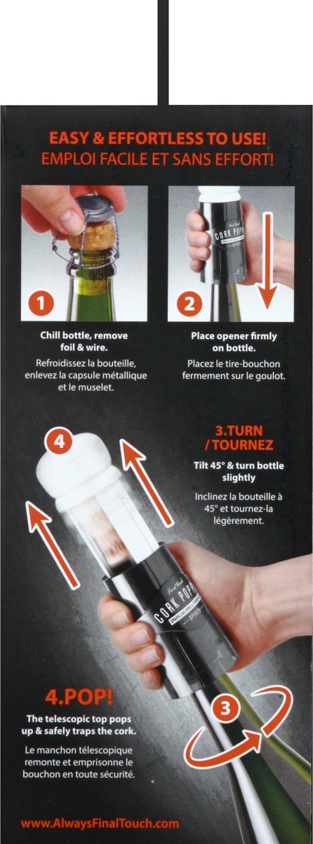 slide 4 of 10, Final Touch Cork Popper 1 ea, 1 ct