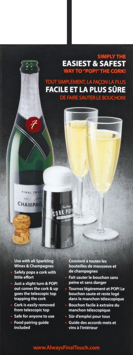 slide 5 of 10, Final Touch Cork Popper 1 ea, 1 ct