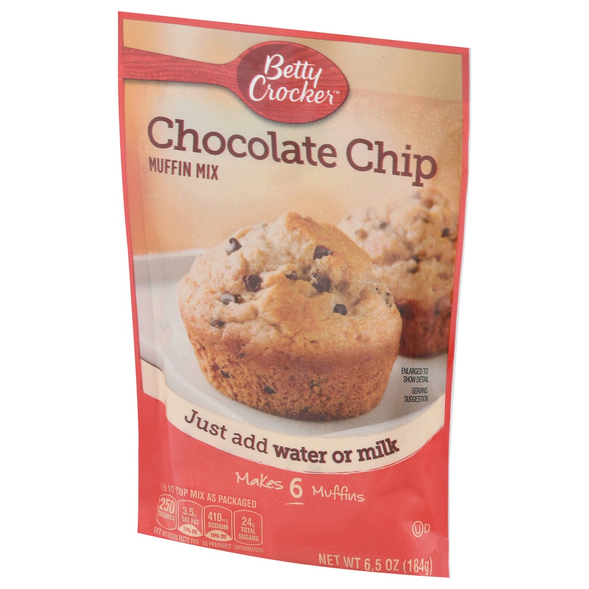 slide 5 of 11, Betty Crocker Chocolate Chip Muffin Mix, 6.5 oz, 6.5 oz