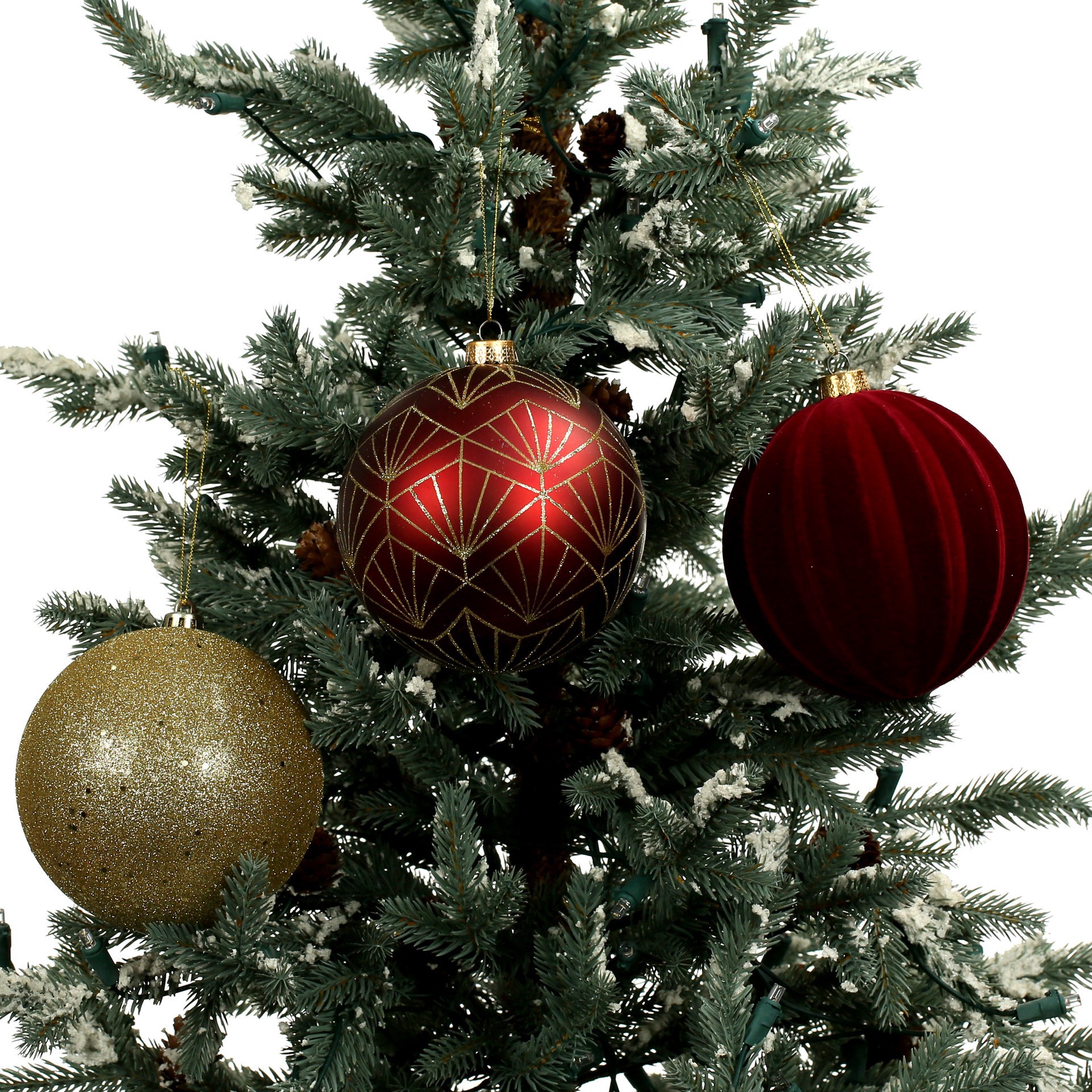 slide 2 of 3, 4 Pack 4.7" Berry Jolly Shatterproof Ball Ornaments By Ashland, 4 ct