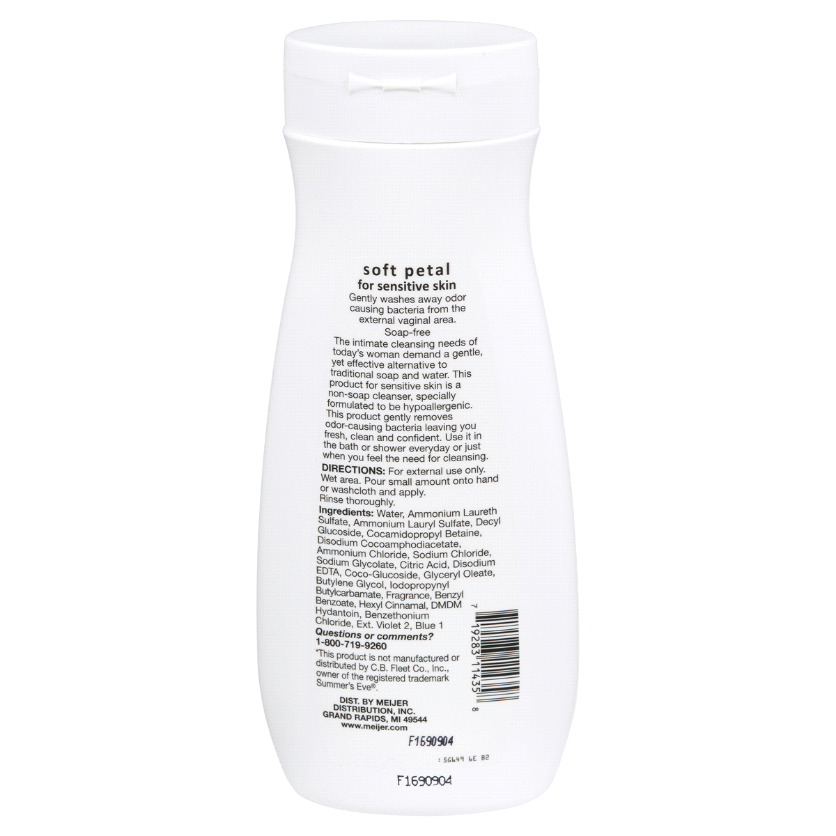 slide 3 of 3, Meijer Daily Feminine Cleansing Wash For Sensitive Skin, Soft Floral, 15 oz