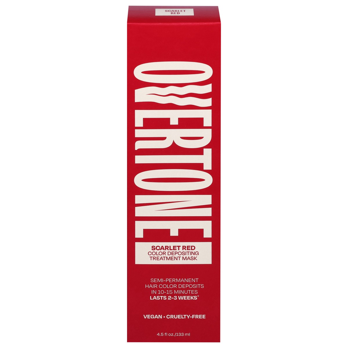 slide 7 of 13, Overtone Scarlet Red Color Depositing Treatment Mask 4.5 fl oz, 4.5 fl oz