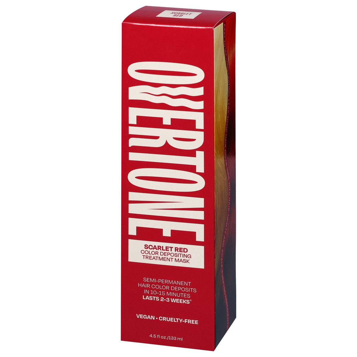 slide 3 of 13, Overtone Scarlet Red Color Depositing Treatment Mask 4.5 fl oz, 4.5 fl oz