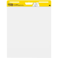 Post-it Super Sticky Easel Pad, 25'' X 30'', White, Pad Of 30 Sheets