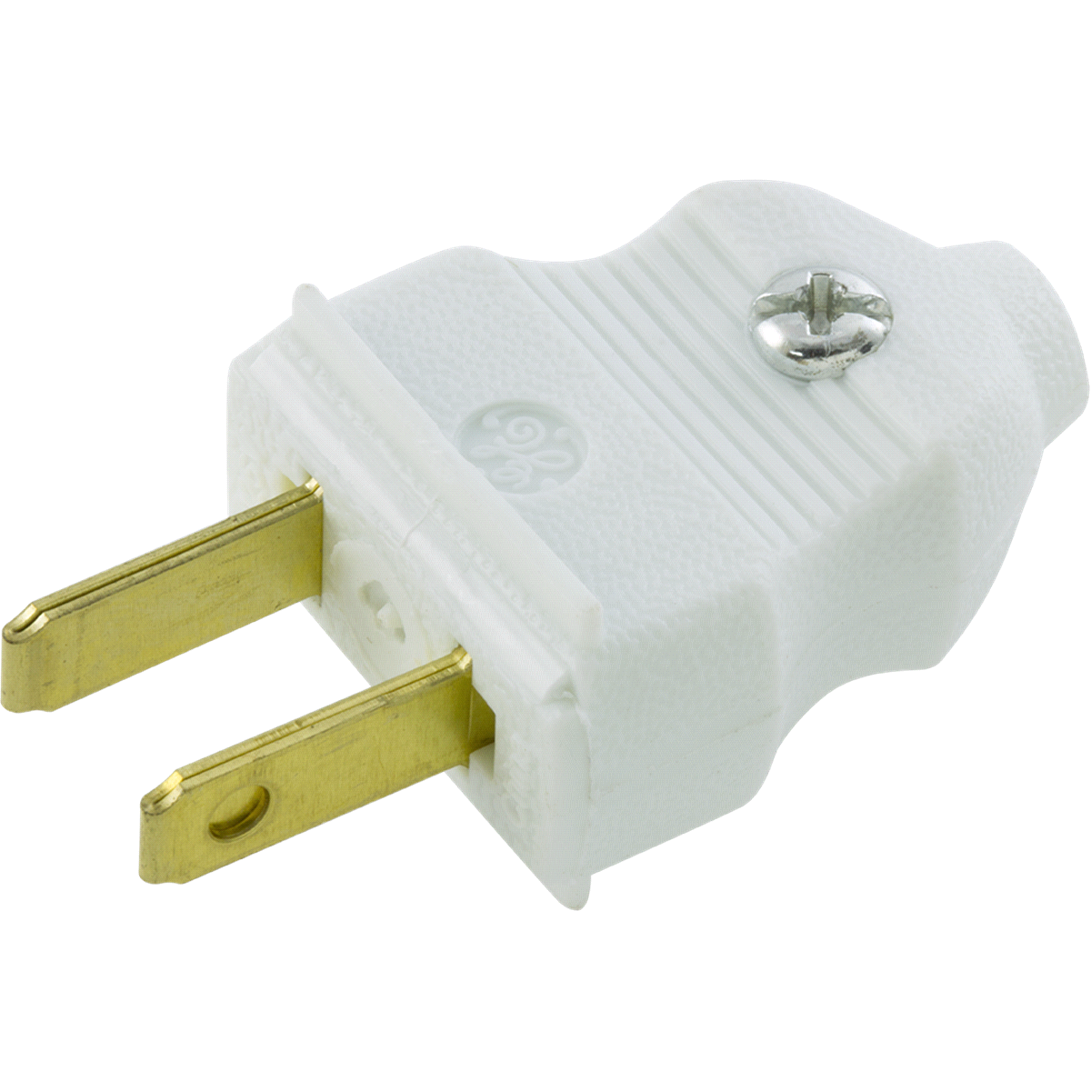 slide 3 of 3, GE Quick-Wire Plug, White, 2 ct