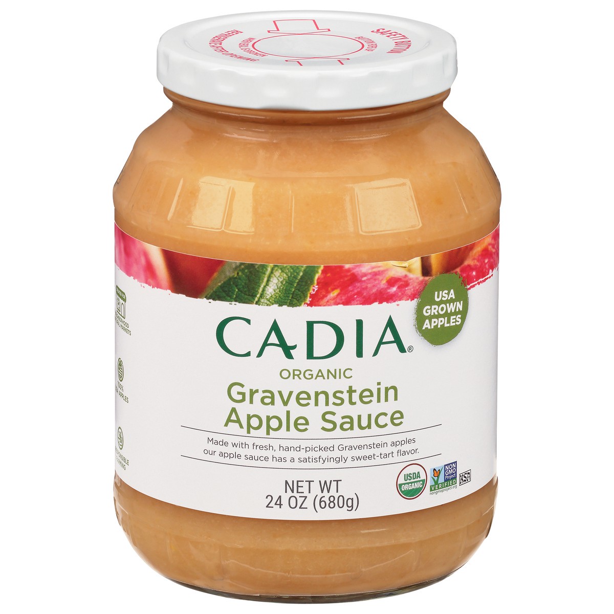 slide 6 of 14, Cadia Organic Gravenstein Apple Sauce 24 oz, 24 oz