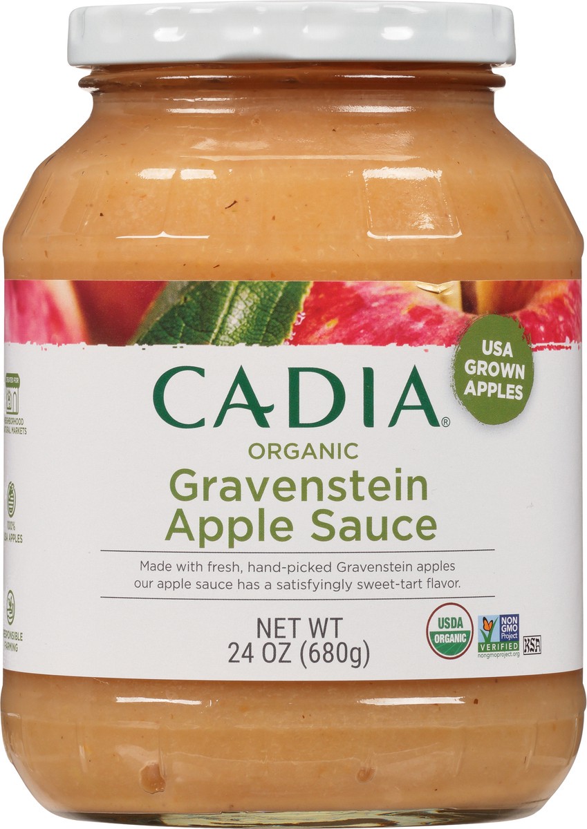 slide 11 of 14, Cadia Organic Gravenstein Apple Sauce 24 oz, 24 oz