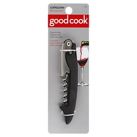 slide 1 of 1, Good Cook Euro Waiter Corkscrew - Each, 1 ct