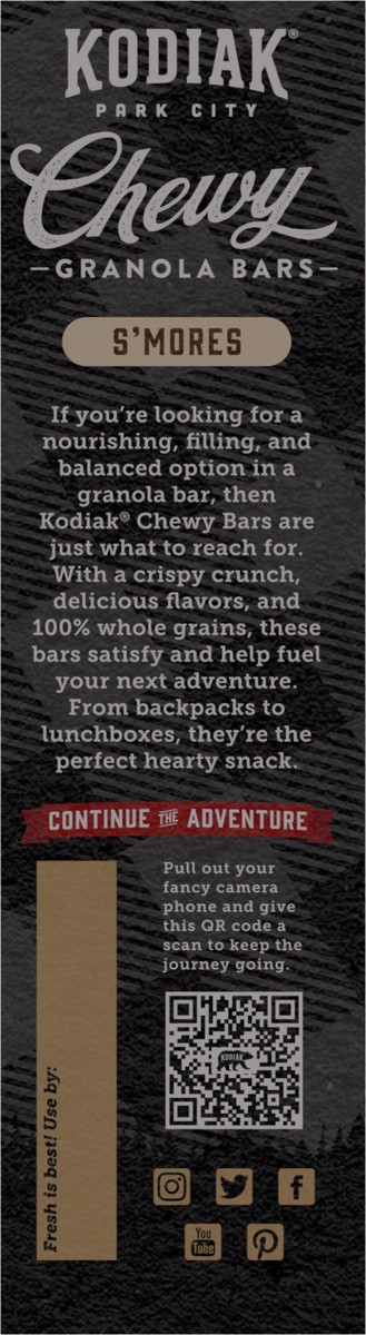 slide 3 of 8, Kodiak Smores Chewy Granola Bars, 5 ct