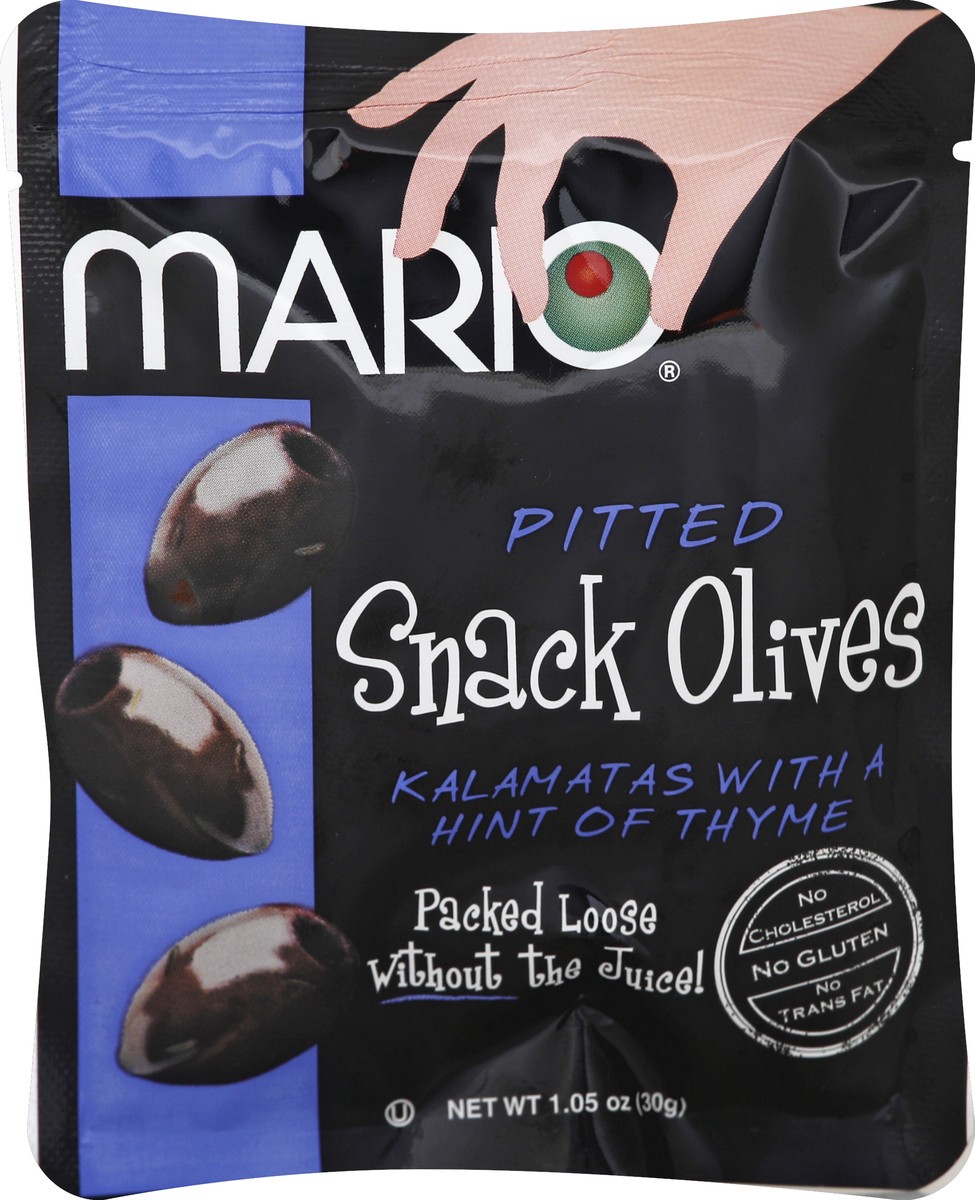 slide 2 of 2, Mario Pitted Snack Kalamata Olives, 1.05 oz