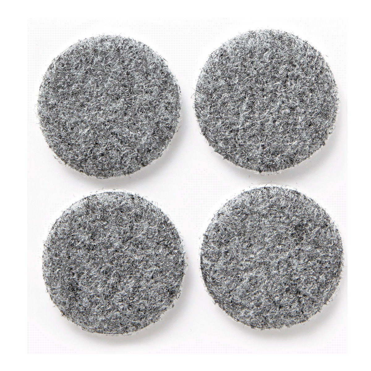 slide 3 of 5, Scotch Heavy Duty Felt Pads, Gray, 4 ct; 1.5 in